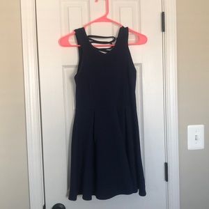 navy blue dress